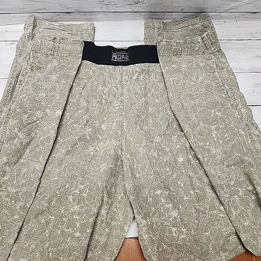 Willie Bob Fitzall Vintage Parachute Baggy Men's Pants Stonewashed Light NoSZTag